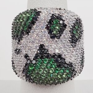 925 Sterling Silver Modern Statement Ring